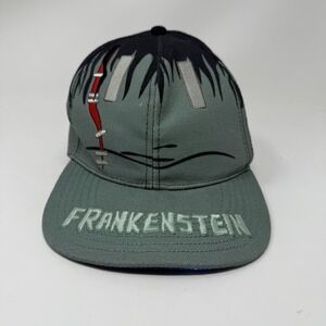 Universal Monsters Frankenstein Hat Cap Snap Back Mens One Size Green Horror